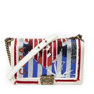 Chanel Paris-Cuba Multicolor Sequin Medium Boy Bag